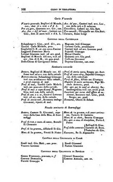 Calendario generale del Regno pel ... compilato d'ordine del Re per cura del Ministero dell'interno ...