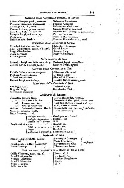 Calendario generale del Regno pel ... compilato d'ordine del Re per cura del Ministero dell'interno ...