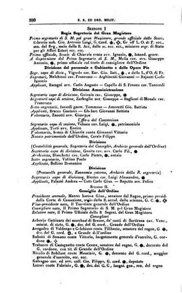 Calendario generale del Regno pel ... compilato d'ordine del Re per cura del Ministero dell'interno ...