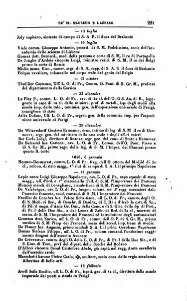 Calendario generale del Regno pel ... compilato d'ordine del Re per cura del Ministero dell'interno ...