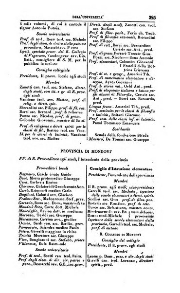 Calendario generale del Regno pel ... compilato d'ordine del Re per cura del Ministero dell'interno ...