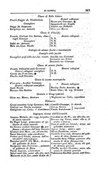 Calendario generale del Regno pel ... compilato d'ordine del Re per cura del Ministero dell'interno ...