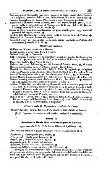 Calendario generale del Regno pel ... compilato d'ordine del Re per cura del Ministero dell'interno ...