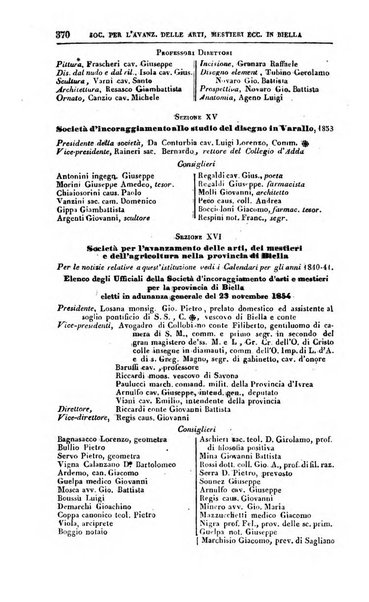 Calendario generale del Regno pel ... compilato d'ordine del Re per cura del Ministero dell'interno ...