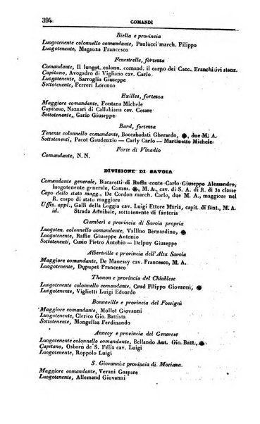 Calendario generale del Regno pel ... compilato d'ordine del Re per cura del Ministero dell'interno ...