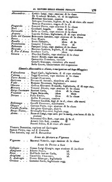 Calendario generale del Regno pel ... compilato d'ordine del Re per cura del Ministero dell'interno ...