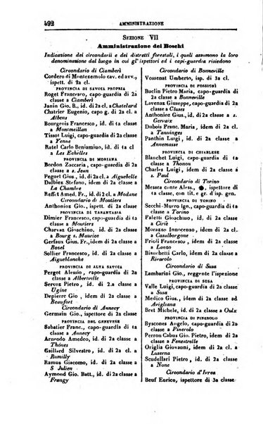 Calendario generale del Regno pel ... compilato d'ordine del Re per cura del Ministero dell'interno ...