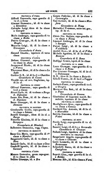 Calendario generale del Regno pel ... compilato d'ordine del Re per cura del Ministero dell'interno ...