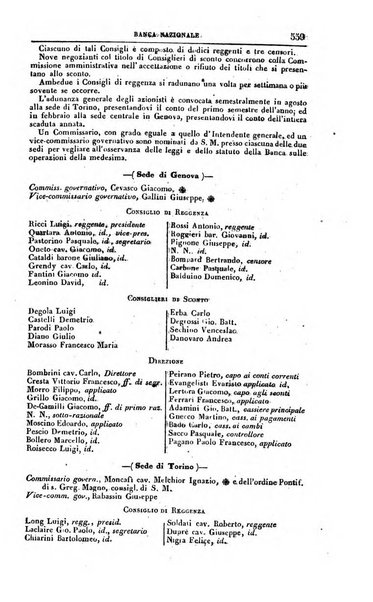 Calendario generale del Regno pel ... compilato d'ordine del Re per cura del Ministero dell'interno ...