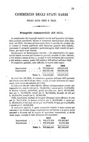 Calendario generale del Regno pel ... compilato d'ordine del Re per cura del Ministero dell'interno ...