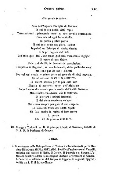 Calendario generale del Regno pel ... compilato d'ordine del Re per cura del Ministero dell'interno ...