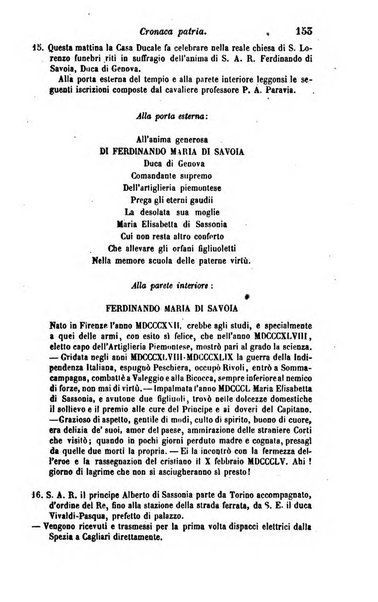 Calendario generale del Regno pel ... compilato d'ordine del Re per cura del Ministero dell'interno ...