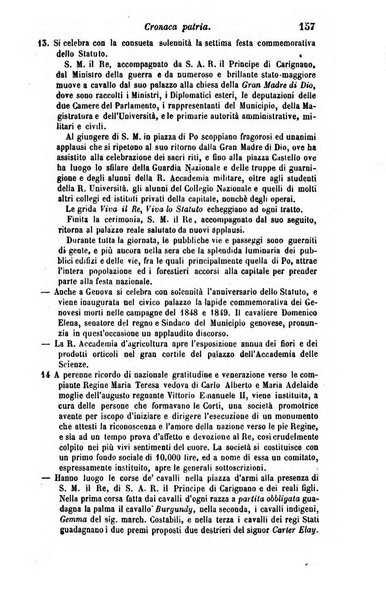 Calendario generale del Regno pel ... compilato d'ordine del Re per cura del Ministero dell'interno ...