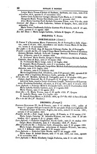 Calendario generale del Regno pel ... compilato d'ordine del Re per cura del Ministero dell'interno ...