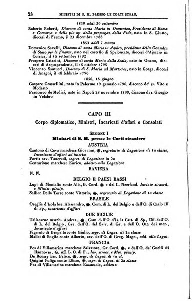 Calendario generale del Regno pel ... compilato d'ordine del Re per cura del Ministero dell'interno ...