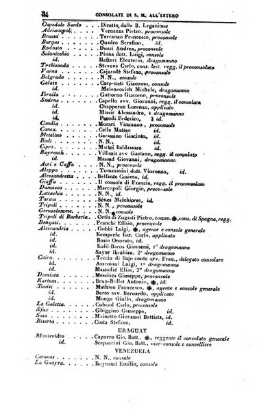 Calendario generale del Regno pel ... compilato d'ordine del Re per cura del Ministero dell'interno ...