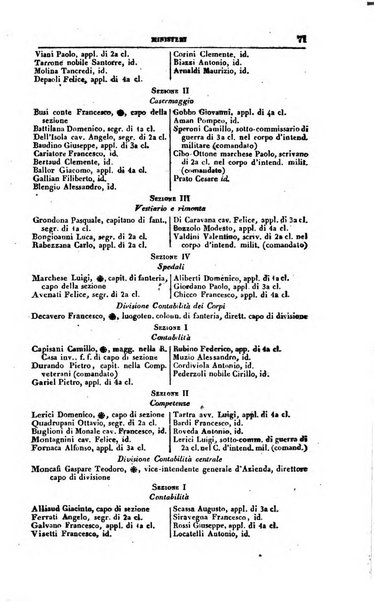 Calendario generale del Regno pel ... compilato d'ordine del Re per cura del Ministero dell'interno ...