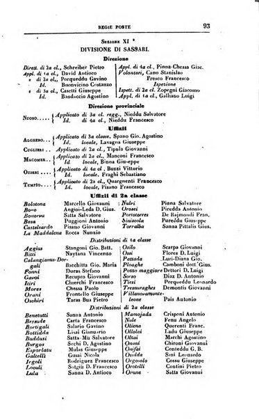 Calendario generale del Regno pel ... compilato d'ordine del Re per cura del Ministero dell'interno ...