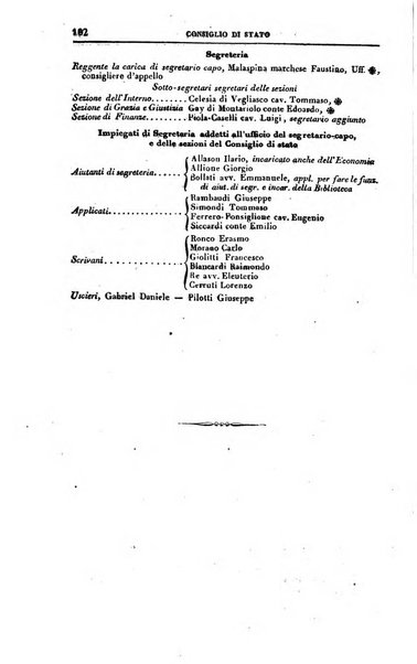 Calendario generale del Regno pel ... compilato d'ordine del Re per cura del Ministero dell'interno ...