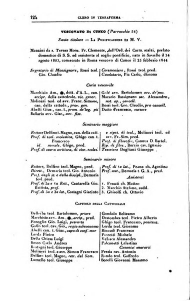 Calendario generale del Regno pel ... compilato d'ordine del Re per cura del Ministero dell'interno ...