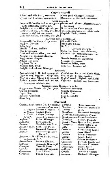 Calendario generale del Regno pel ... compilato d'ordine del Re per cura del Ministero dell'interno ...