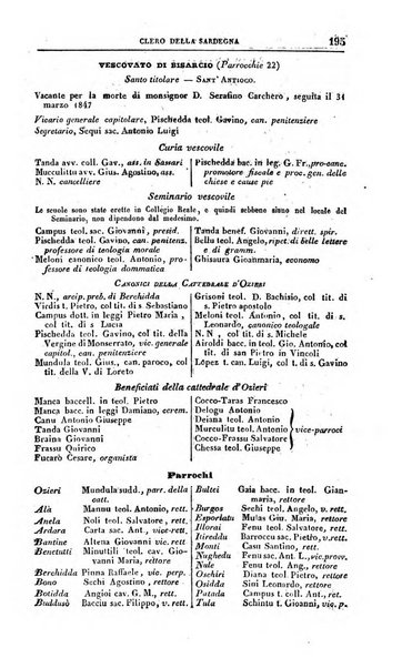 Calendario generale del Regno pel ... compilato d'ordine del Re per cura del Ministero dell'interno ...