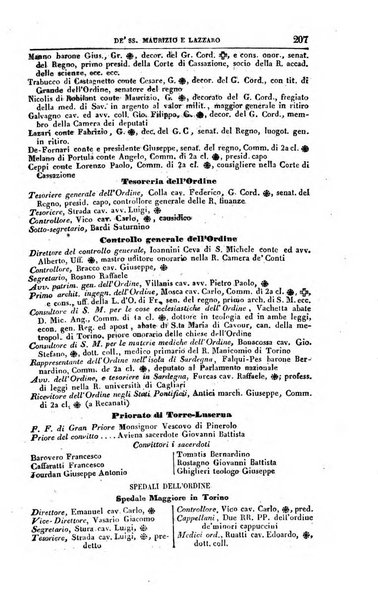 Calendario generale del Regno pel ... compilato d'ordine del Re per cura del Ministero dell'interno ...