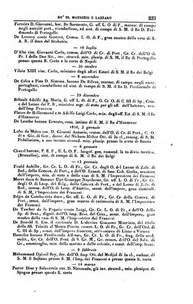 Calendario generale del Regno pel ... compilato d'ordine del Re per cura del Ministero dell'interno ...