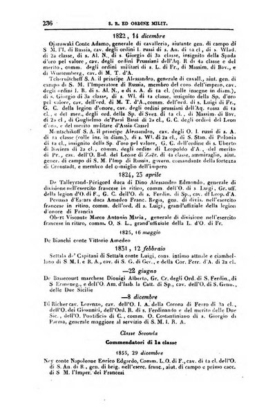 Calendario generale del Regno pel ... compilato d'ordine del Re per cura del Ministero dell'interno ...