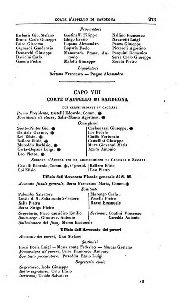 Calendario generale del Regno pel ... compilato d'ordine del Re per cura del Ministero dell'interno ...