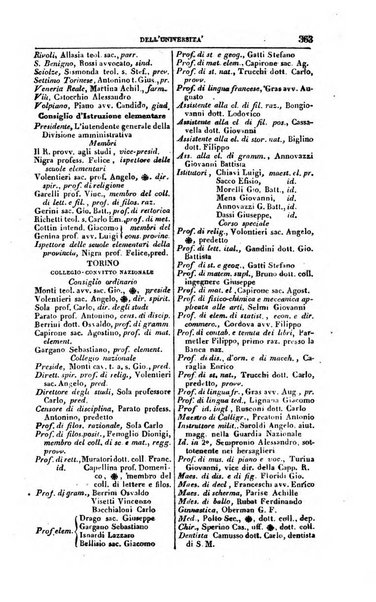 Calendario generale del Regno pel ... compilato d'ordine del Re per cura del Ministero dell'interno ...