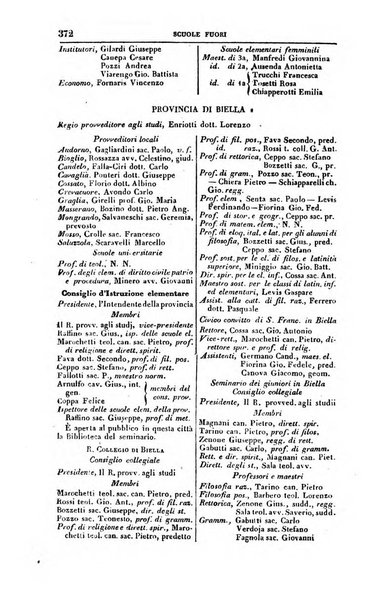 Calendario generale del Regno pel ... compilato d'ordine del Re per cura del Ministero dell'interno ...