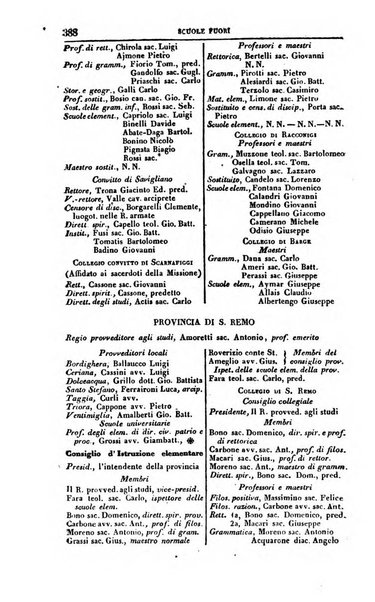 Calendario generale del Regno pel ... compilato d'ordine del Re per cura del Ministero dell'interno ...