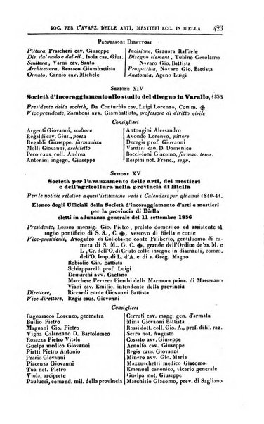 Calendario generale del Regno pel ... compilato d'ordine del Re per cura del Ministero dell'interno ...