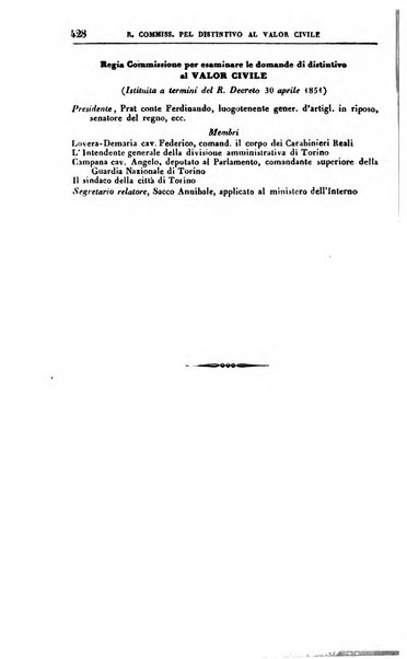 Calendario generale del Regno pel ... compilato d'ordine del Re per cura del Ministero dell'interno ...