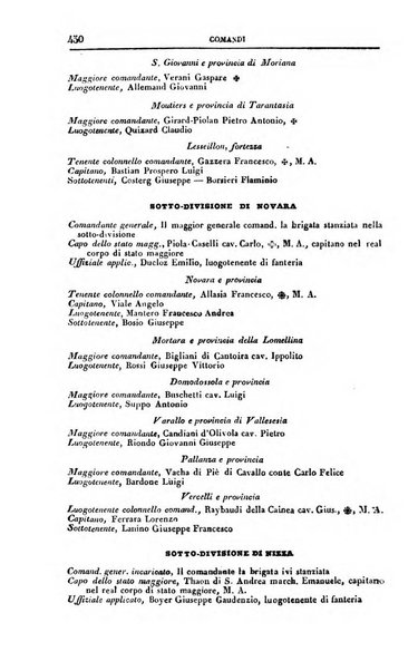 Calendario generale del Regno pel ... compilato d'ordine del Re per cura del Ministero dell'interno ...