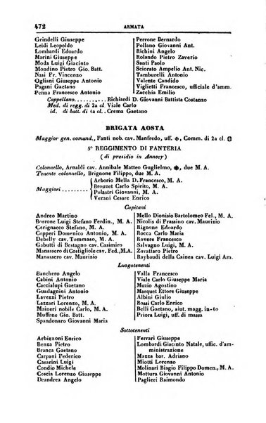 Calendario generale del Regno pel ... compilato d'ordine del Re per cura del Ministero dell'interno ...