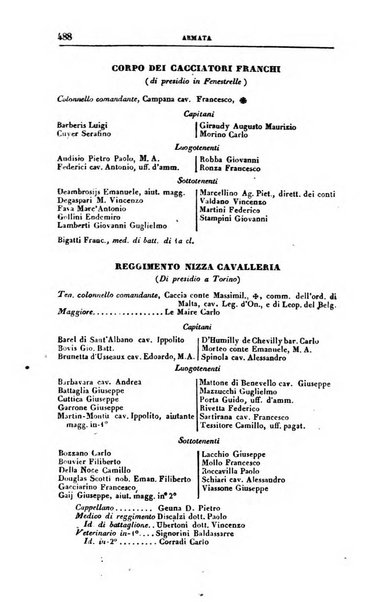 Calendario generale del Regno pel ... compilato d'ordine del Re per cura del Ministero dell'interno ...