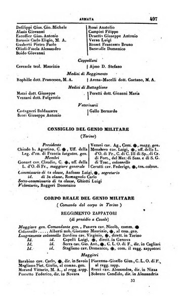 Calendario generale del Regno pel ... compilato d'ordine del Re per cura del Ministero dell'interno ...