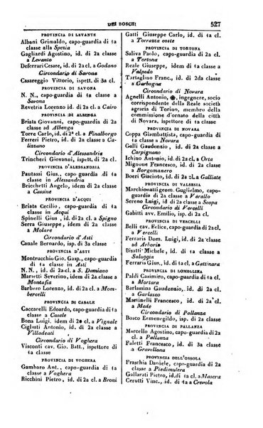 Calendario generale del Regno pel ... compilato d'ordine del Re per cura del Ministero dell'interno ...