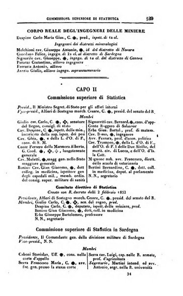 Calendario generale del Regno pel ... compilato d'ordine del Re per cura del Ministero dell'interno ...