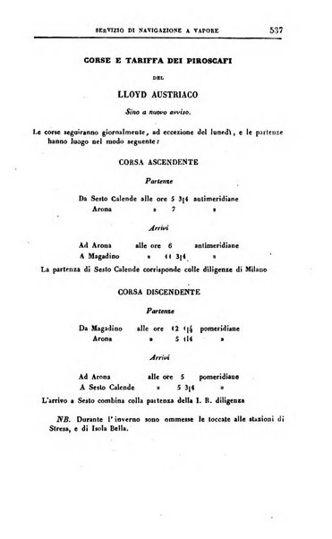 Calendario generale del Regno pel ... compilato d'ordine del Re per cura del Ministero dell'interno ...