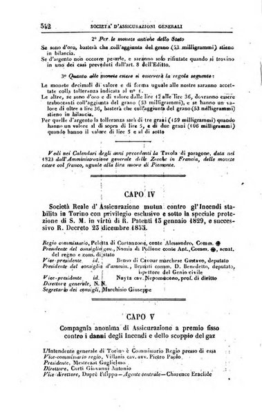 Calendario generale del Regno pel ... compilato d'ordine del Re per cura del Ministero dell'interno ...