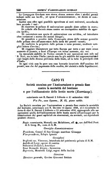 Calendario generale del Regno pel ... compilato d'ordine del Re per cura del Ministero dell'interno ...