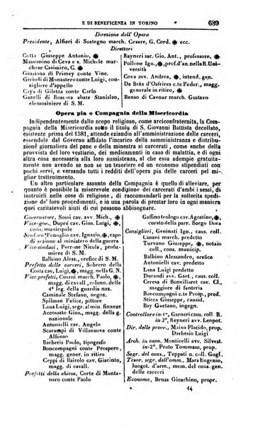 Calendario generale del Regno pel ... compilato d'ordine del Re per cura del Ministero dell'interno ...