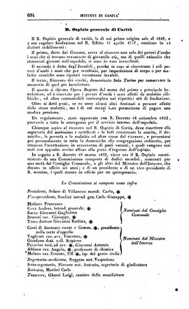 Calendario generale del Regno pel ... compilato d'ordine del Re per cura del Ministero dell'interno ...