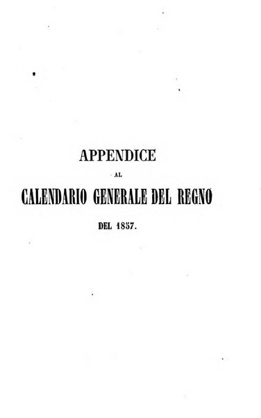 Calendario generale del Regno pel ... compilato d'ordine del Re per cura del Ministero dell'interno ...