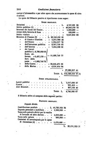 Calendario generale del Regno pel ... compilato d'ordine del Re per cura del Ministero dell'interno ...