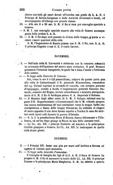 Calendario generale del Regno pel ... compilato d'ordine del Re per cura del Ministero dell'interno ...