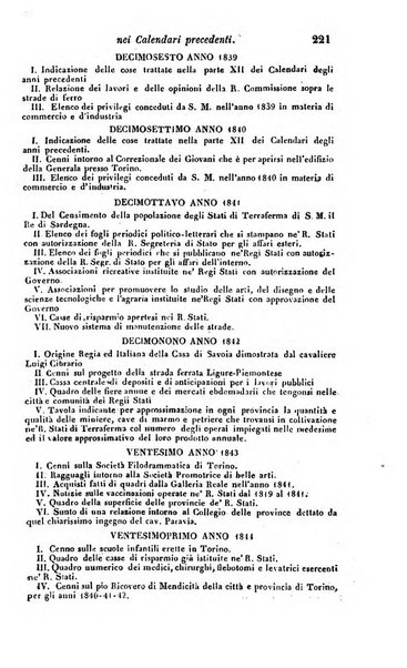 Calendario generale del Regno pel ... compilato d'ordine del Re per cura del Ministero dell'interno ...